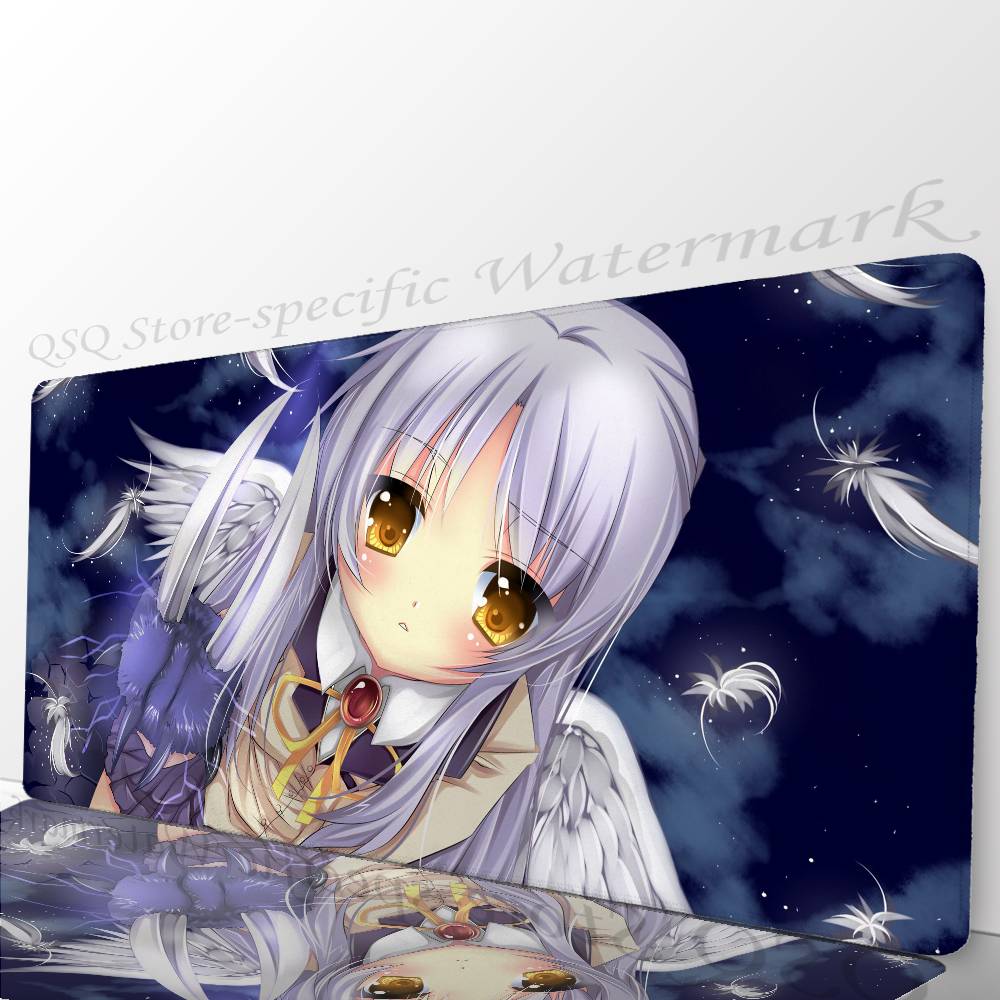 Тачибана Канаде Аниме A-Angel Beats Коврик для мыши Коврик для стола С подкладкой Игровые аксессуары Prime Gaming XXL Коврик для клавиатуры