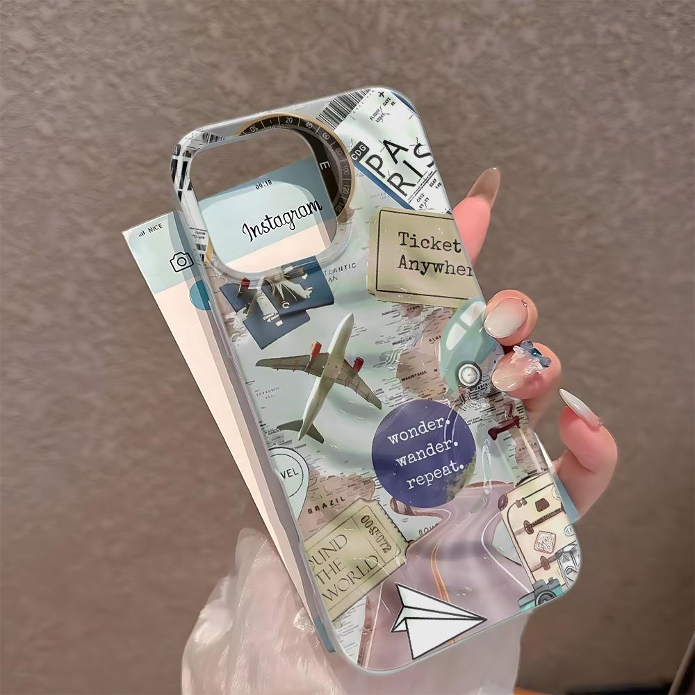 Винтажная карта путешествий Чехол для телефона Для iPhone 171615 14 Plus 13 12 11 Pro Max 17Air Funda Мобильный защитный чехол Coque