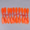 10pcs 2 Colors Rubber Band Powered Propellers Plastic Car Propeller  For Student Airplane Projects