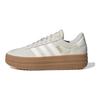 adidas VL Court Bold Алюминиевый сердечник Белые с резиновой подошвой Женские кроссовки JQ5633