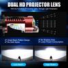 H4 LED Projector Lens Car Headlight Bulbs CANBUS Turbo Auto Bulb High Low Light Fog Lamp bulb12V 24V Turbo Fan 6000k White Light