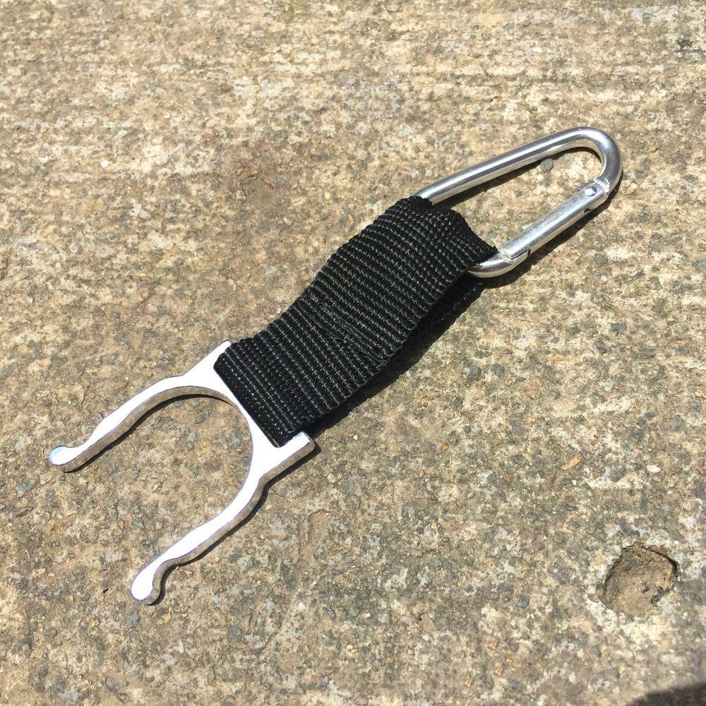 Карабин Крюк для переноски Держатель для чайника Вешалка для рюкзака Зажим для бутылки с водой Крючок для выживания на природе