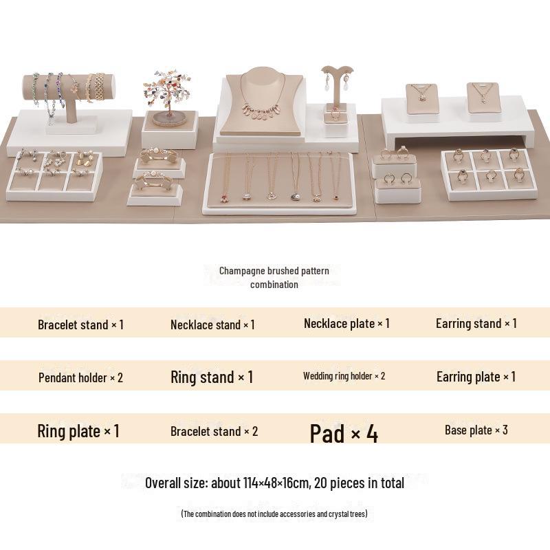 Подставка для ювелирных изделий из нефрита для сережек, ожерелий и браслетов