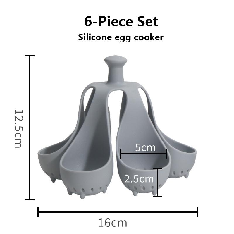 Оптовая продажа вареных яиц с силиконовыми кухонными инструментами. Удобные в использовании домашние пароварки. Креативные лотки для яиц. Простые кухонные инструменты.