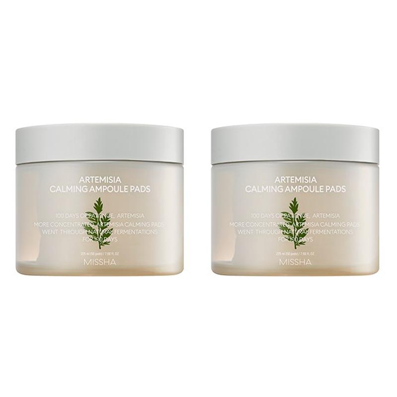 MISSHA Artemisia Soothing Ampoule Pads, (3 Options)