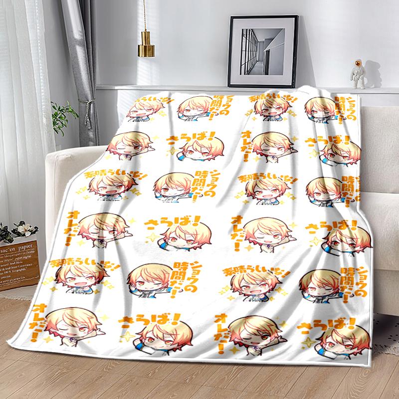 1pc Blanket Tenma Tsukasa Print Design, Lightweight Blanket for Sofa, Bed- Soft &Warm, Gift for All Seasons like Christmas, Halloween