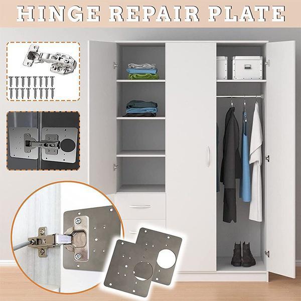 Пластина для ремонта петель для корпусной мебели, ящика, окна, стола, инструменты для дверных петель шкафа