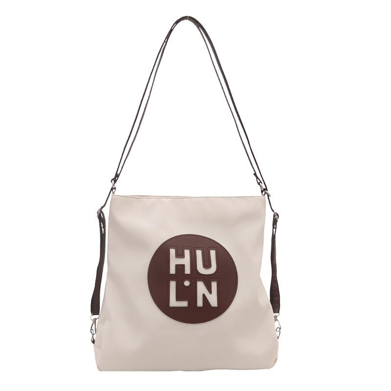 Новая женская сумка-тоут с письмом, модная большая вместительная сумка, универсальная сумка для поездок на работу на одно плечо, многоцелевой рюкзак