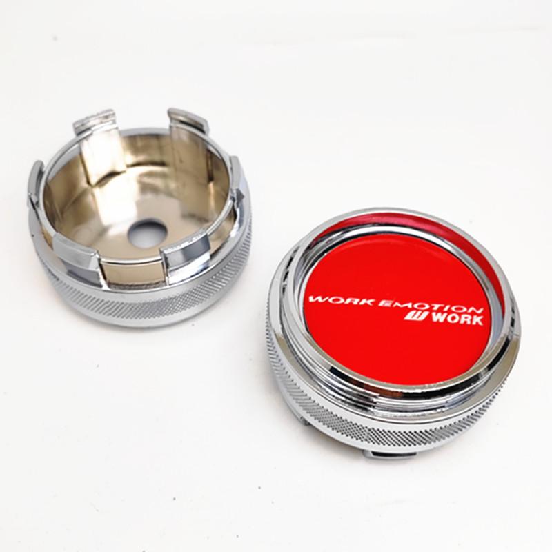 4pcs 62mm 56mm W Work Emotion Wheel Center Caps Hub Cover Car Rims Dust Proof Hubcaps Emblem