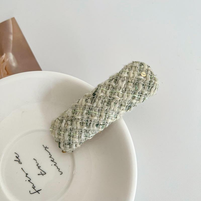 Заколки для волос, шерстяные длинные ретро-заколки в форме Bb, заколка с боковой заколкой, челка