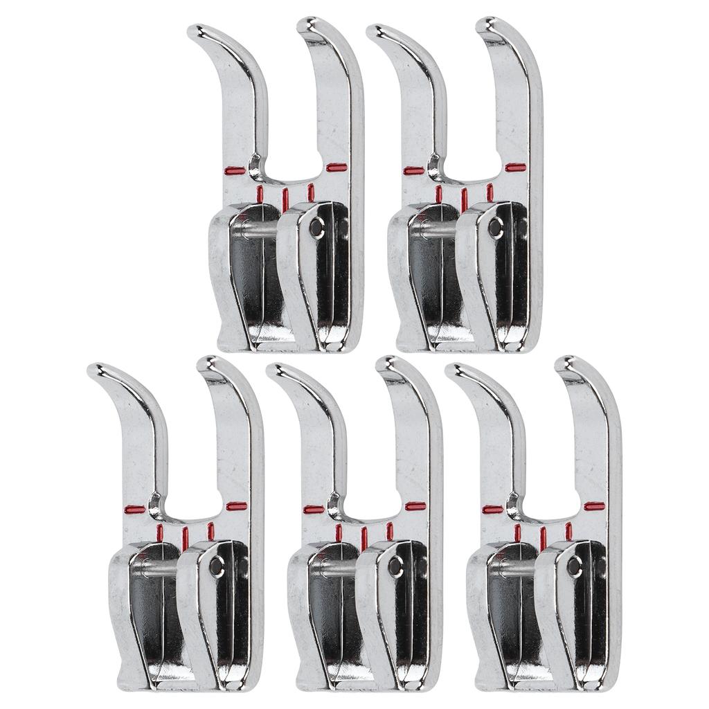 5 шт. Лапка для сатинового стежка из нержавеющей стали, многофункциональные аксессуары для бытовых швейных машин