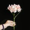 46cm Artificial Hydrangea Fake Silk Flowers Bouquet Bridal Wedding Home Decor