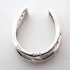 [Used] Pt900 Diamond Horseshoe Pendant Top / J59-6