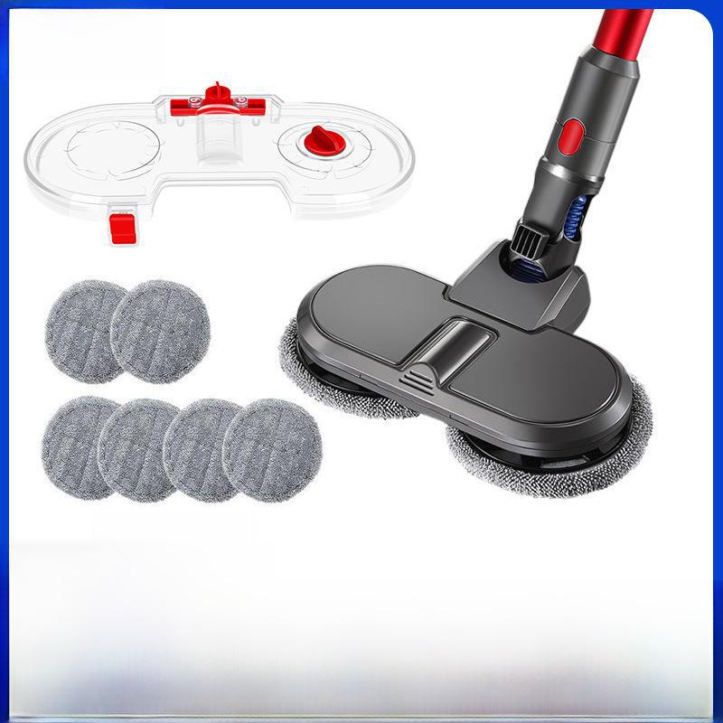 Совместимая электрическая насадка для швабры для Dyson V7, V8, V10, V15 – Встроенная щетка для пола и всасывающая насадка