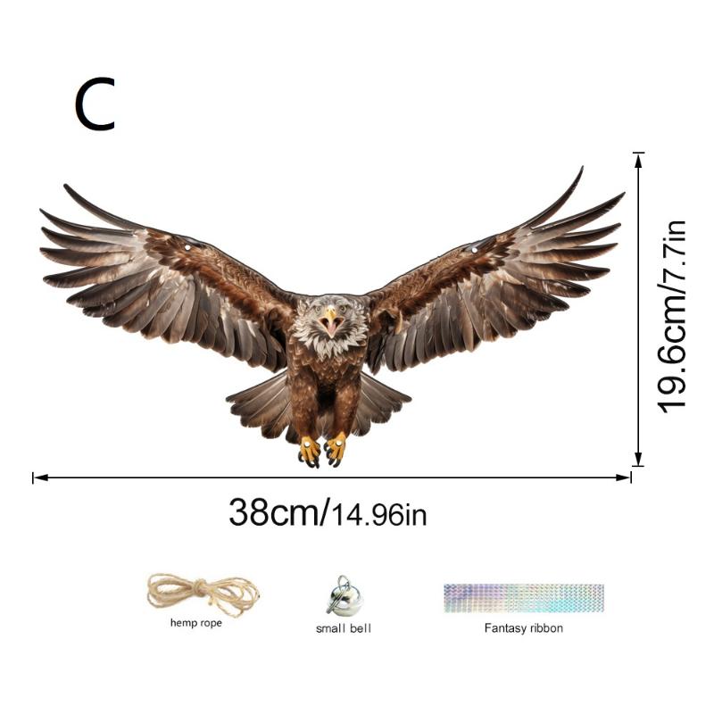 *Hot Sale Waterproof Bird Scarer Simulation Owl Bird Repellent Pest Control Artificial Scarecrow With Reflective