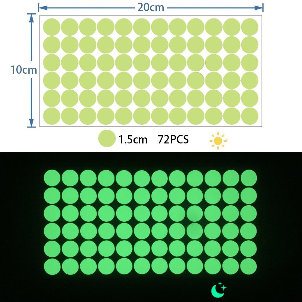 Luminous Dots Wall Stickers Fluorescent Home Children's Room Wall DIY Self-adhesive Decorative Glow In The Dark Stickers