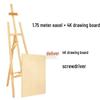 Регулируемый складной мольберт из массива дерева для студентов-художников - Напольная подставка для демонстрации и доска для эскизов