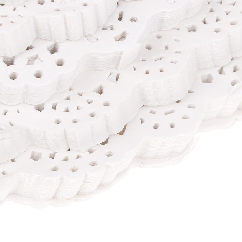 150 шт., круглая бумажная салфетка с кружевными краями, подложка для кексов, жареная еда, десерт, печенье, вечеринка, свадьба, бисквит, торт, посуда, подложка для чашки