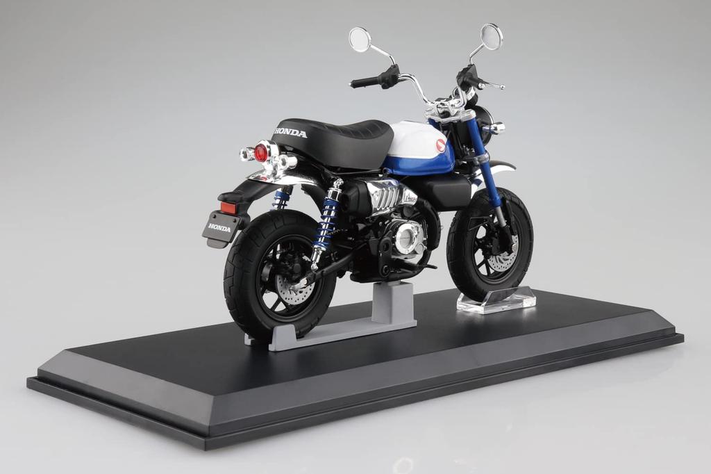 AOSHIMA Skynet Completed Bike Honda Monkey125 Pearl Glitter Ring Blue 1/12 '22