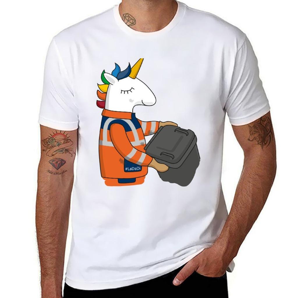 Unicorn Garbage Collection Tshirt Christmas Casual Tee Shirt