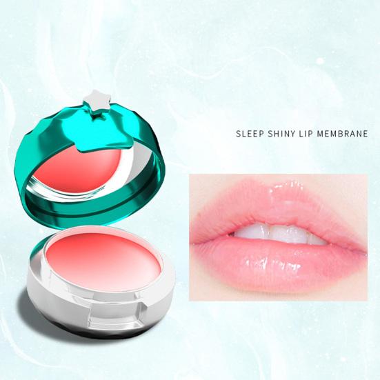 12g Lip Balm Fast Absorption Non-sticky Lip Care Natural Ingredients Lip Moisturizer with Mirror for Girl