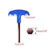 Small T Handle Allen Wrench Long Handle Hex Key Wrench H 2.5/H 4/H 5/H 6
