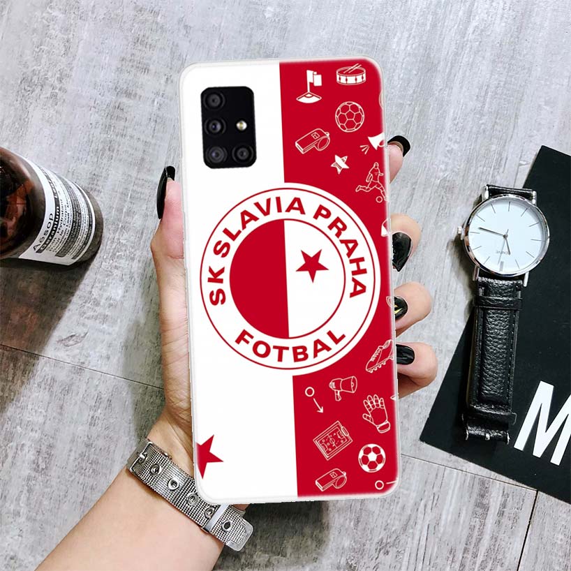 Чехол для телефона Sk Славия Прага Чехия для Samsung Galaxy A52 A53 A12 A13 A22 A23 A32 A33 A72 A73 A42 A02S A03S 5G A50S