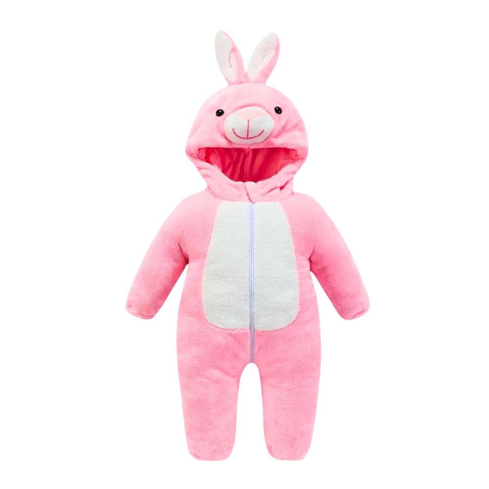 Piżama Onesie Przebranie Śpiochy Różowy Króliczek Niemowlę 110: 90-95 Cm
