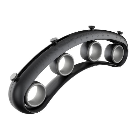 Расширитель пальцев для гитары, вращающийся, регулируемый, с гладкой поверхностью, улучшает гибкость, портативный, для тренировки пальцев, универсальный