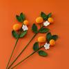 Crocheted Peaches Kumquats Party Wedding Home Decorations Ornaments Photography Props