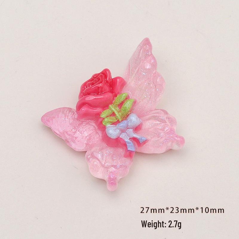 DIY Spring Butterfly Resin Accessories: Hair Clips, Phone Cases, Shoe Buckles, Keychains