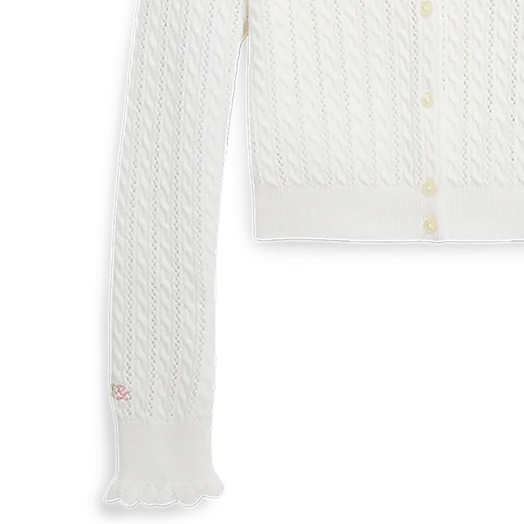 Polo Ralph Lauren SS24 однотонный хлопковый свитер с круглым вырезом и длинными рукавами, детский свитер, выбеленный, белый CWPOSWEG6820435-100