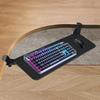 Keyboard Tray Under Desk Height Adjustable Clamp-On Keyboard Tray Under Desk Keyboard Drawer Slide-Out Platform Computer Drawer