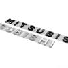 ABS Car Front Hood Emblem Stickers for Mitsubishi Lancer Pajero ASX Eclipse Cross Galant Mirage L200 Colt Outlander Accessories