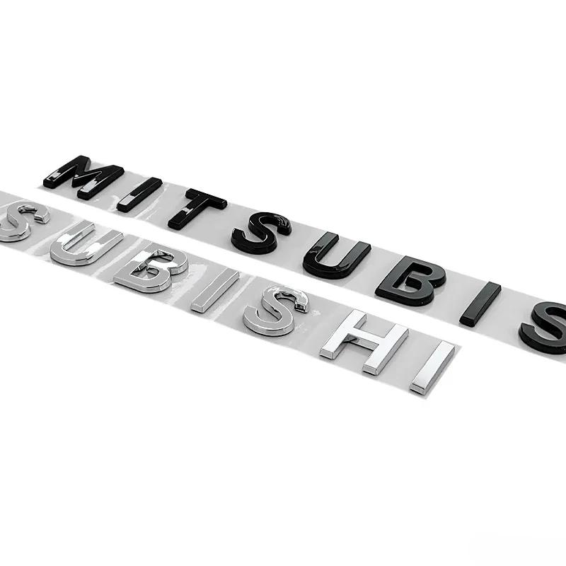ABS Car Front Hood Emblem Stickers for Mitsubishi Lancer Pajero ASX Eclipse Cross Galant Mirage L200 Colt Outlander Accessories