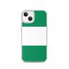 Coque Pour iPhone - Drapeau Du Nigeria - iPhone 13 - Silicone Souple - Design Léger - Vert