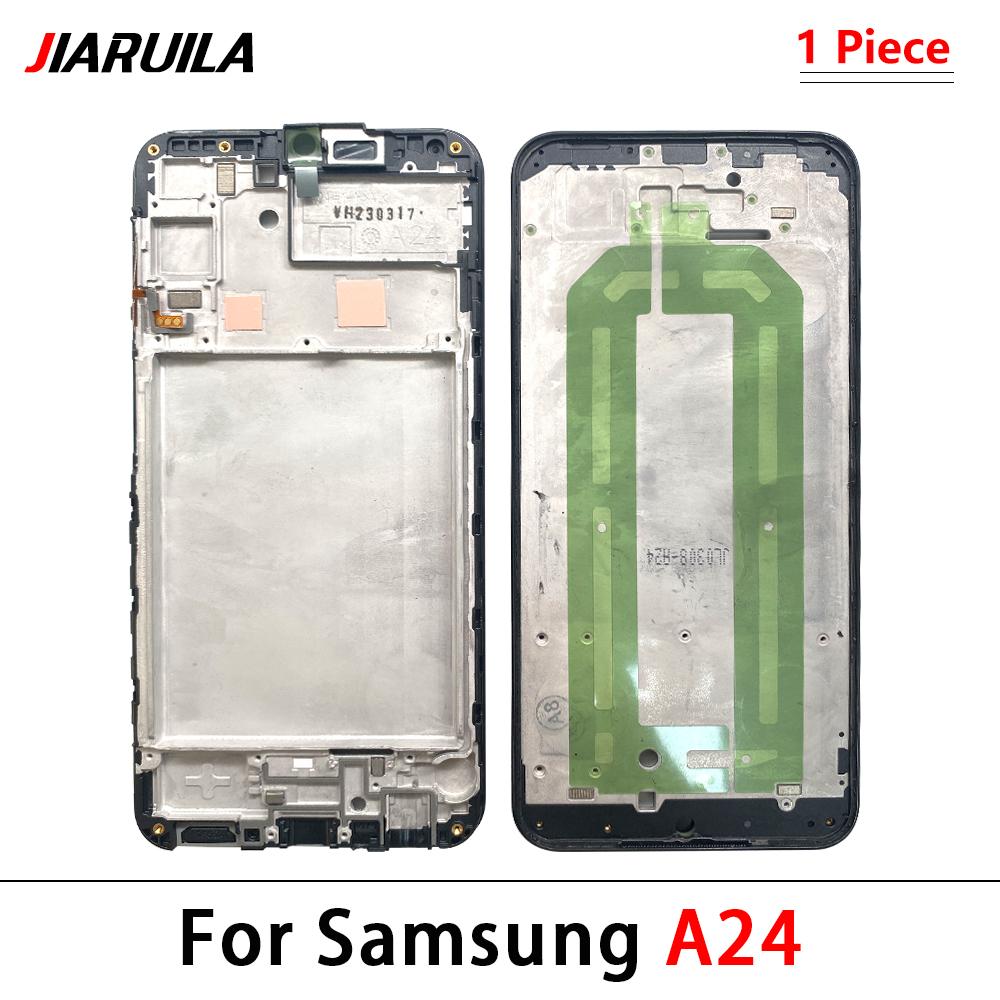 Housing Middle Frame LCD Bezel Plate Panel Chassis For Samsung A04s A14 A22 4G A03S A34 A54 A73 Front Frame Housing Bezel Repair