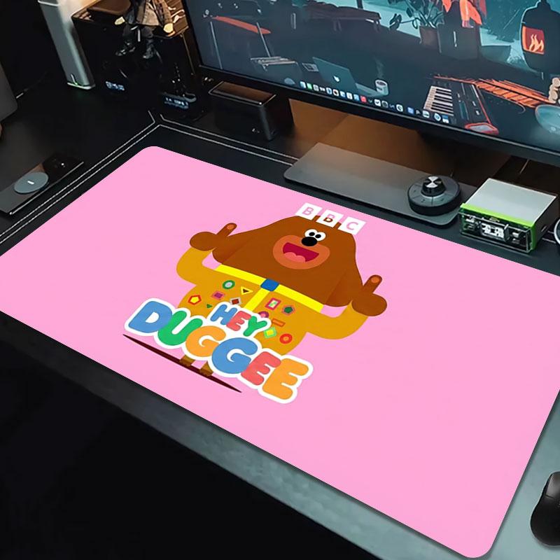 Hey Duggee Large Size Mouse Pad Large Gaming Table Cushion Non-slip Laptop Tablet Big Mousepad XXL Mat Mini PC Playmat With Lock edge