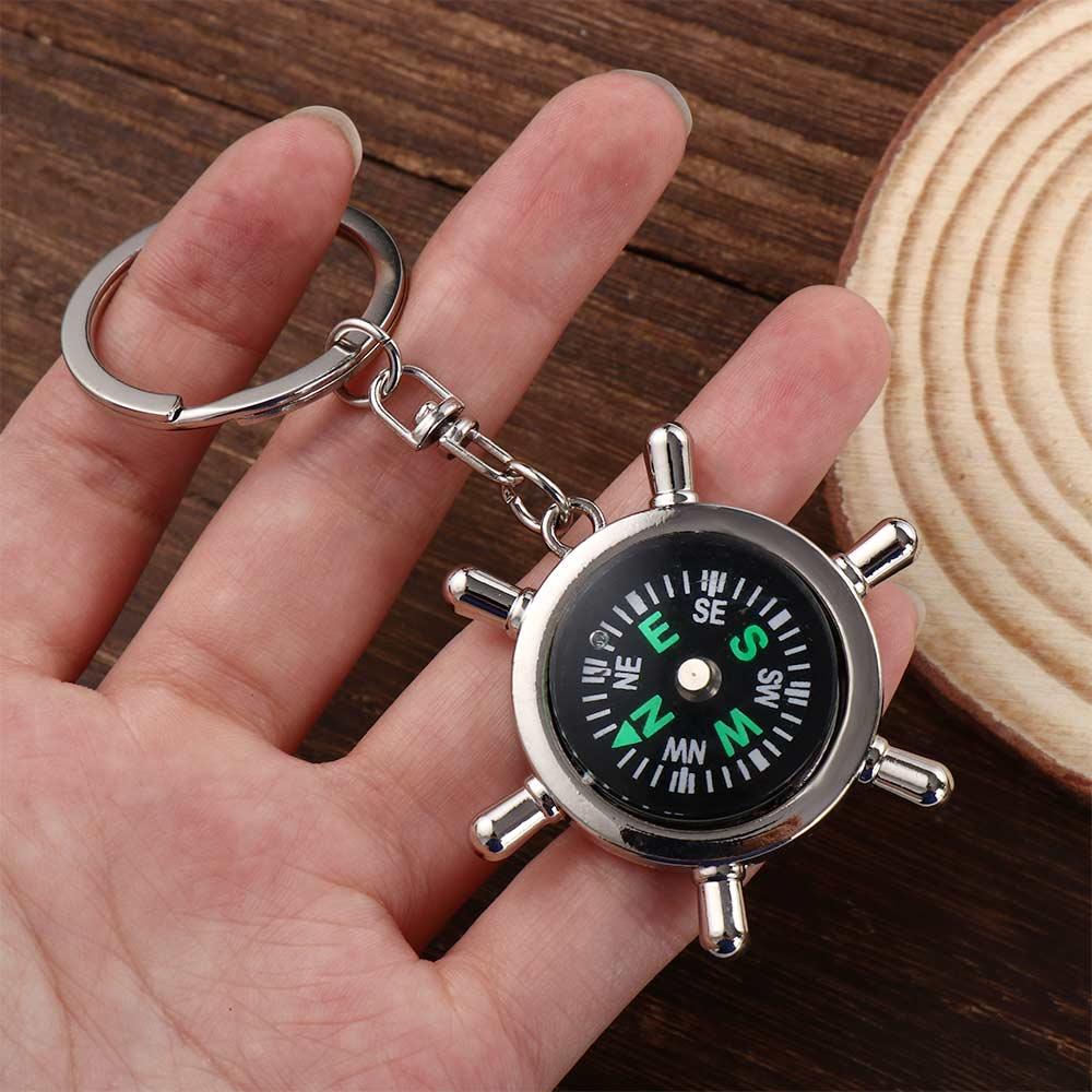 Navigator Survival Tool Key Chain Mini Compass Emergency Wild Compass Pocket Compass Keychain