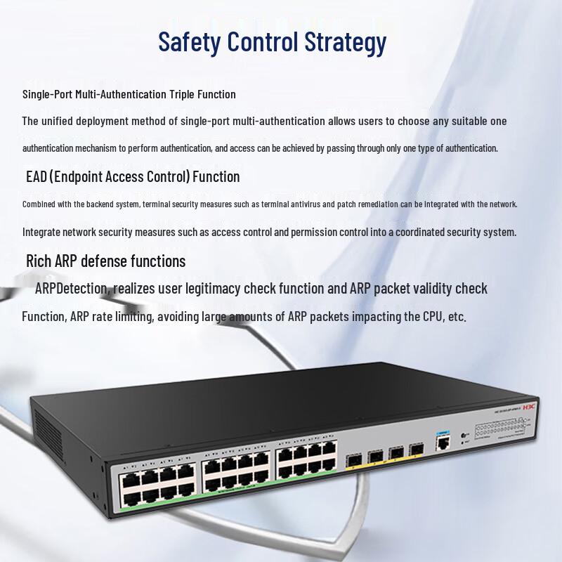 H3C S5135S-28P-HPWR-SI Layer 3 Managed Gigabit PoE Switch