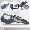 Цифровой держатель микрометра 0-25 мм ЖК-экран электронный наружный микрометр со шкалой 0,01 мм высокоточный штангенциркуль калибр инструмент