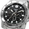 Casio Стандартные кварцевые часы Серебристый и черный металл Международная модель Мужские MTP-VD300D-1E