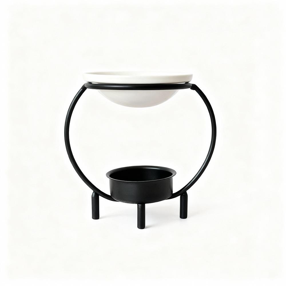 Minimalist Aromatherapy Candle Holder Portable Aromatherapy Lamp Candle Heating Holder Home Decor