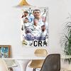 Cristiano Ronaldo Custom Your Name Wall Decor Tapestry Art For Pet Memorial Birthdaywedding Party Backdrop Family Gift