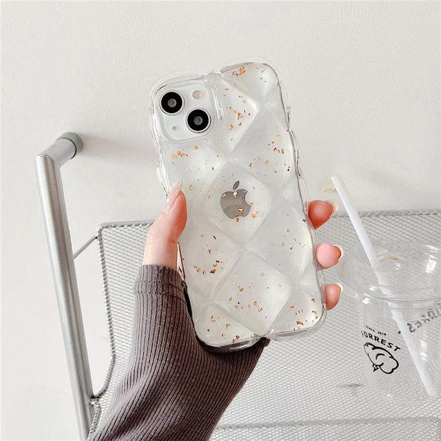 Прозрачный чехол с 3d бриллиантами и блестками для Iphone 13 12 11 Pro Max Xs Max Xr X 7 8plus, прозрачный силиконовый чехол 3d Diamond Case