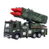Armored Launcher Truck Light Sound Collectible Realistic Armored Model Car for Children