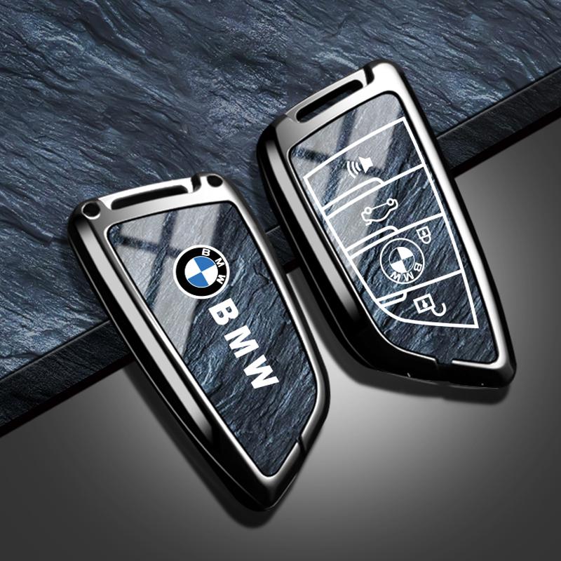 BBJX7 Zinc Alloy Car Key Case Cover Bag for BMW X1 X3 X4 X5 F15 X6 F16 G30 7 Series G11 F48 F39 520 525 f30 118i 218i 320i Accessories