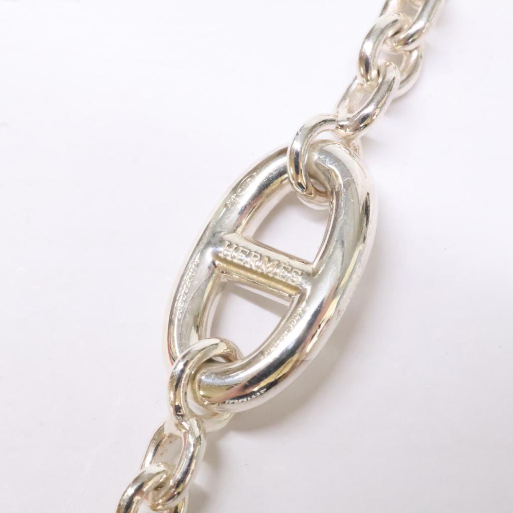 HERMES Ag925 Chaine d'Ancre Farandole 47.2" Necklace SilverUsed