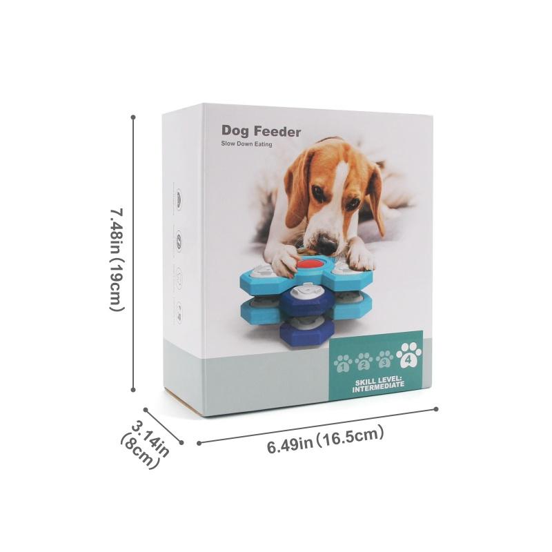 Multi-layer dog puzzle toy Slow feeder Food dispenser interaction increases puppy IQ anti-choking cutlery dog licking plates