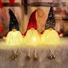 Christmas Tree Decoration Cute Bell Foot Faceless Doll Pendant Doll with Sequins Hat Luminous Dwarf Doll Christmas Gift